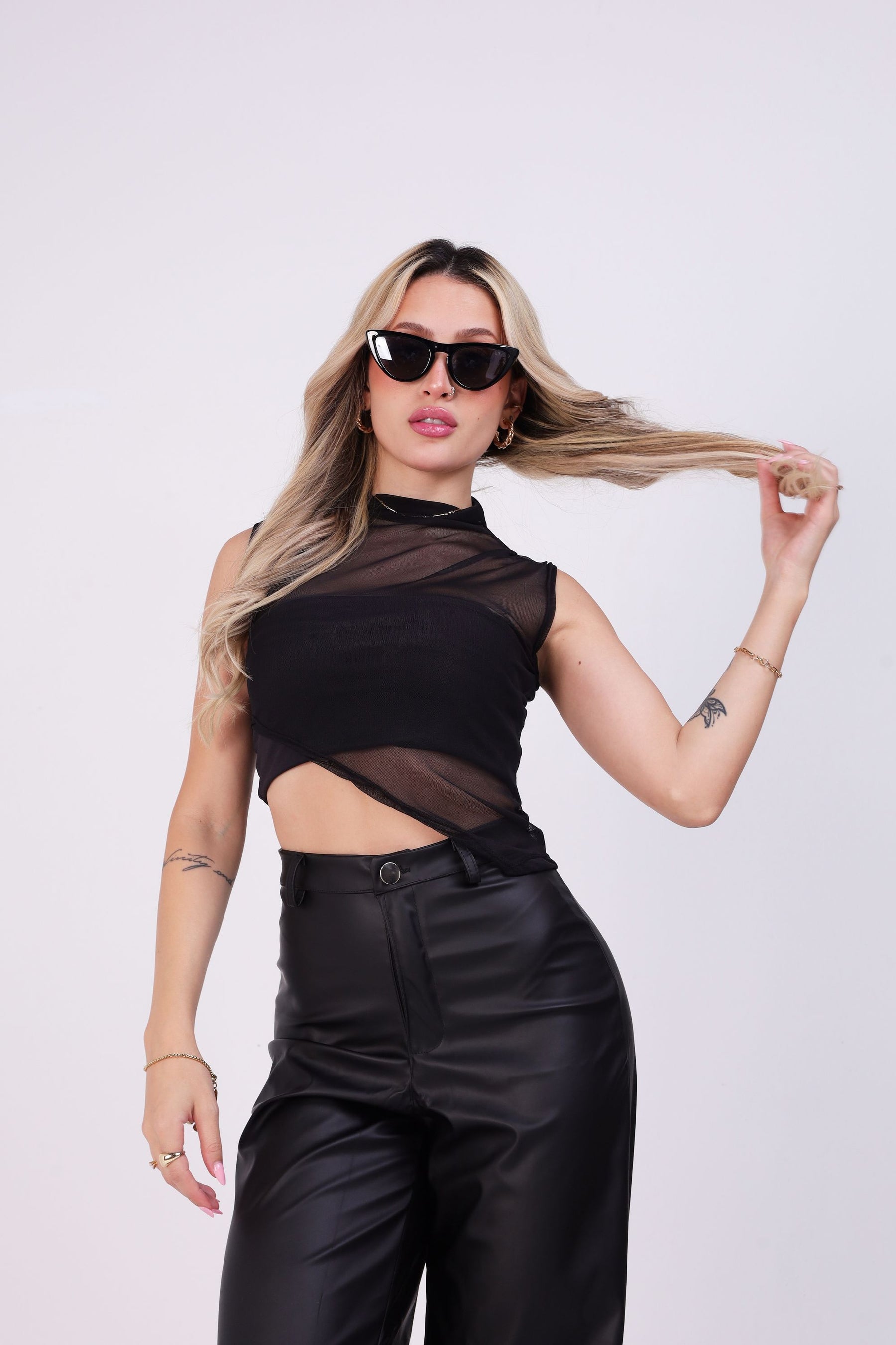 CROPPED TULE PEROLA