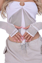 CROPPED TULE LILY