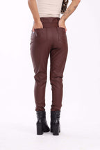 CALÇA COURO SKINNY