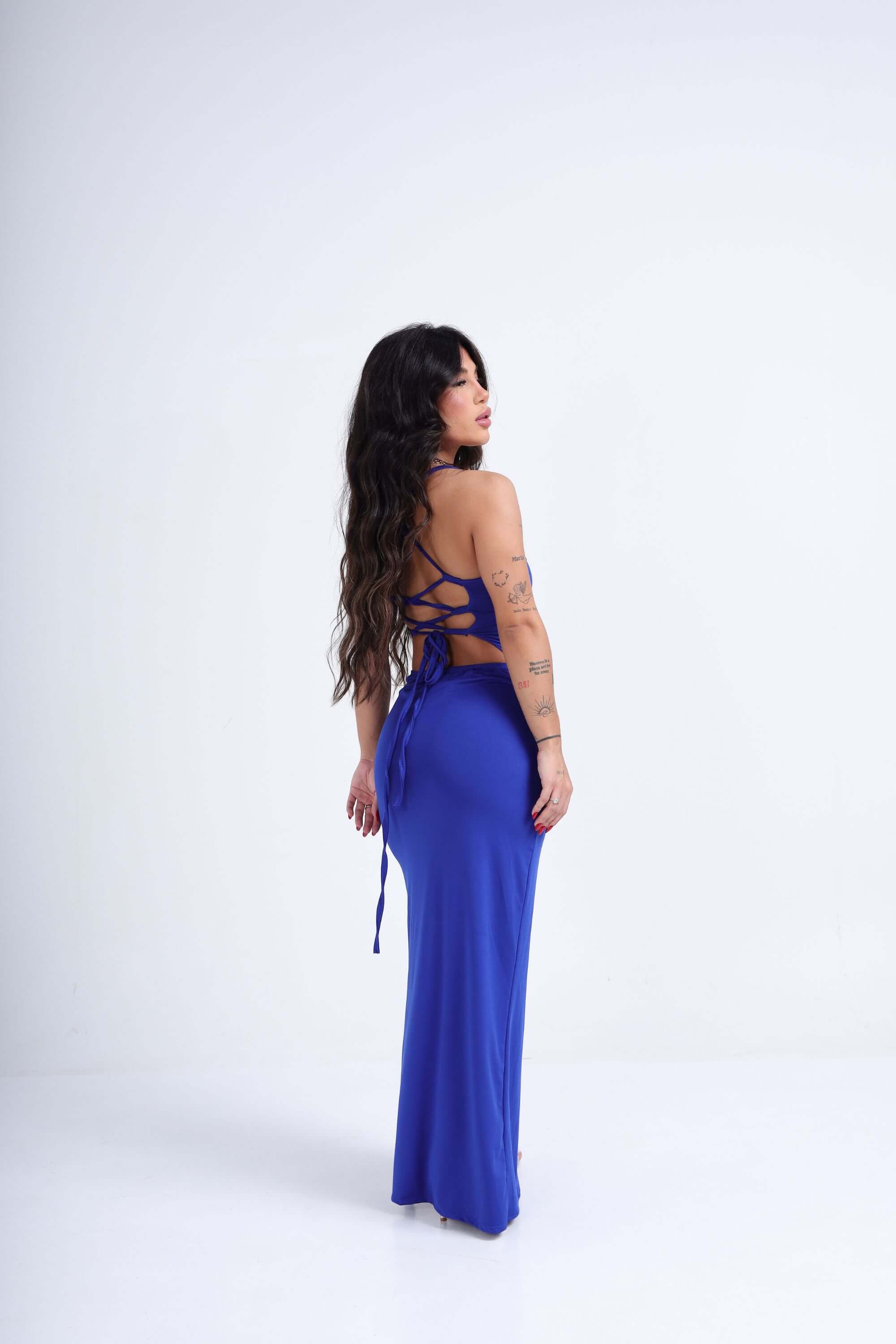 VESTIDO AMARRAÇÃO NAS COSTAS