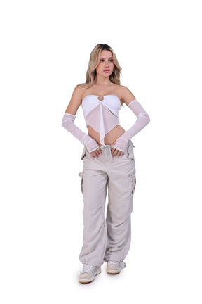 CROPPED TULE LILY