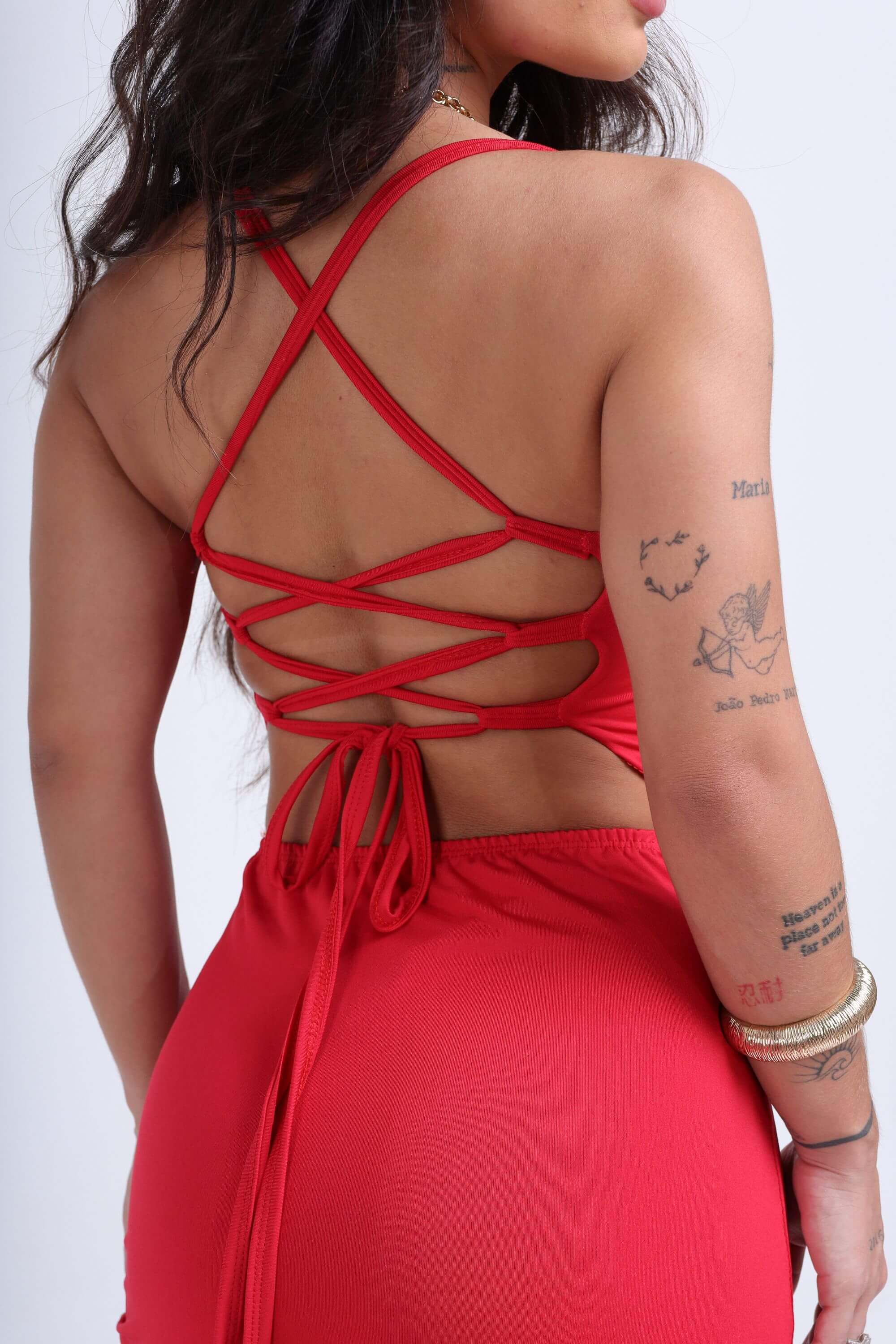 VESTIDO AMARRAÇÃO NAS COSTAS