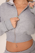 CROPPED MOLETOM