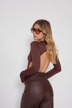 BODY COSTAS ABERTA MANGA LONGA